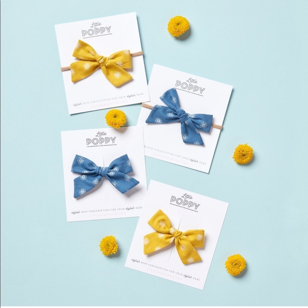 LITTLE POPPY CO Sunburst Poppy Bow